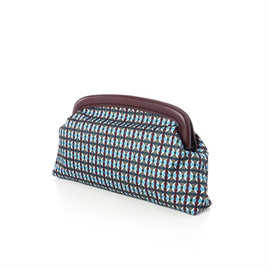 matnis Allegra Model Retro Desen Bordo Detaylı Çanta