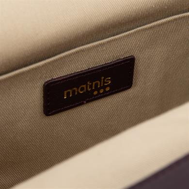 matnis Olivia Model Bordo Rengi Deri El Çantası