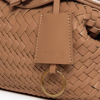 matnis Stella Model Ten Rengi Örgü Çanta