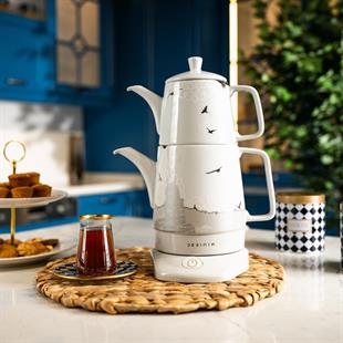 DESINIA Porselen 1lt. İstanbul Desenli Çay MakinesiKÜÇÜK EV ALETLERİDESINIA Porselen 1lt. İstanbul Desenli Çay Makinesi