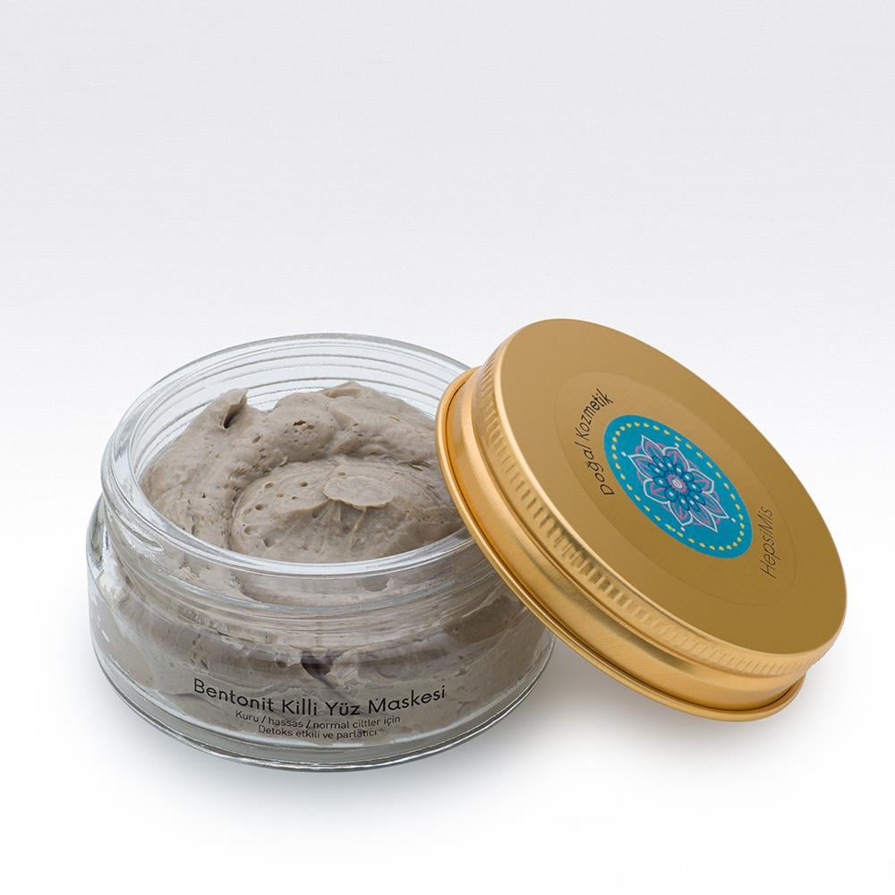 Bentonit Killi Yüz Maskesi - Kuru / Hassas / Normal Ciltler 50 cc