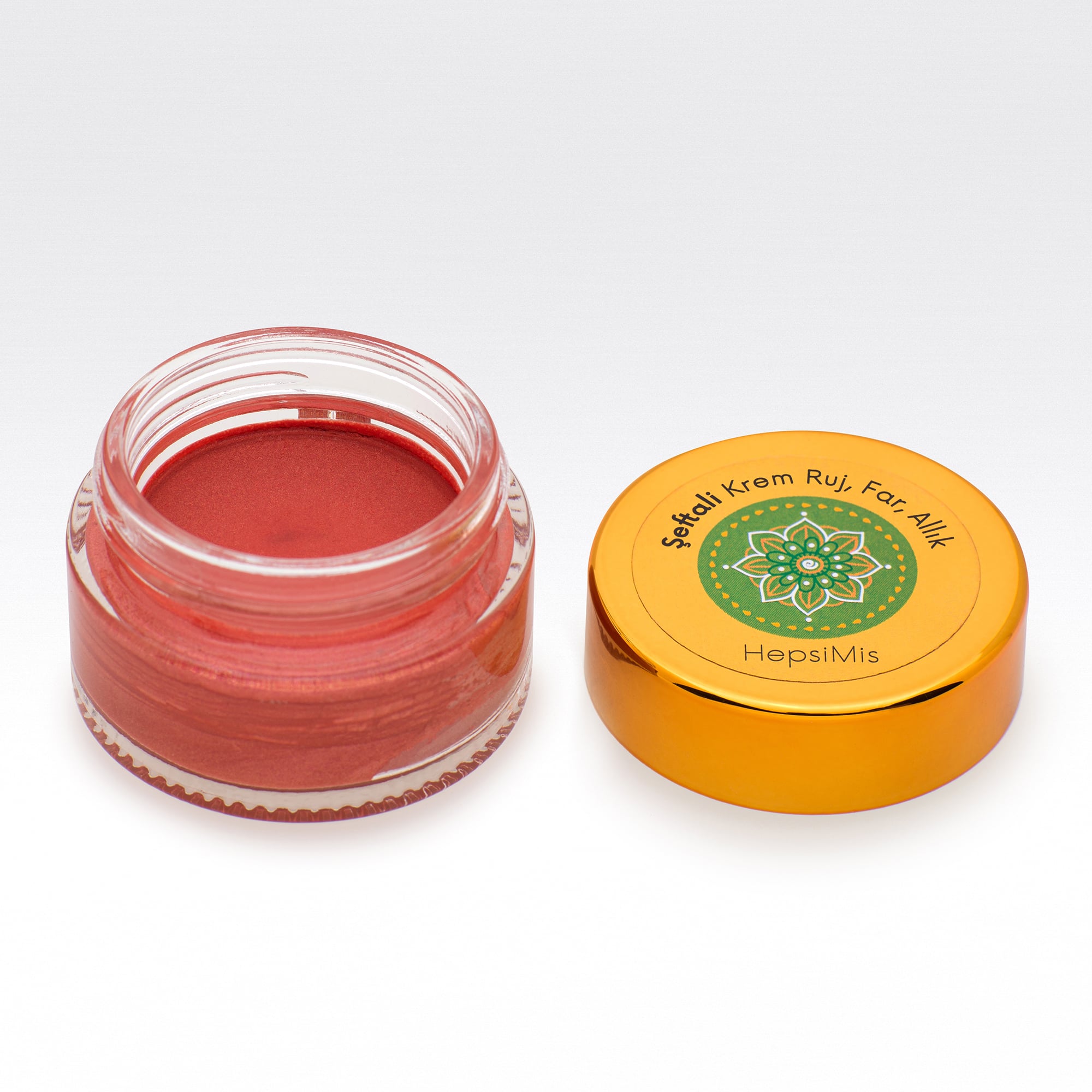 Şeftali Krem Ruj/Far/Allık 20 gr