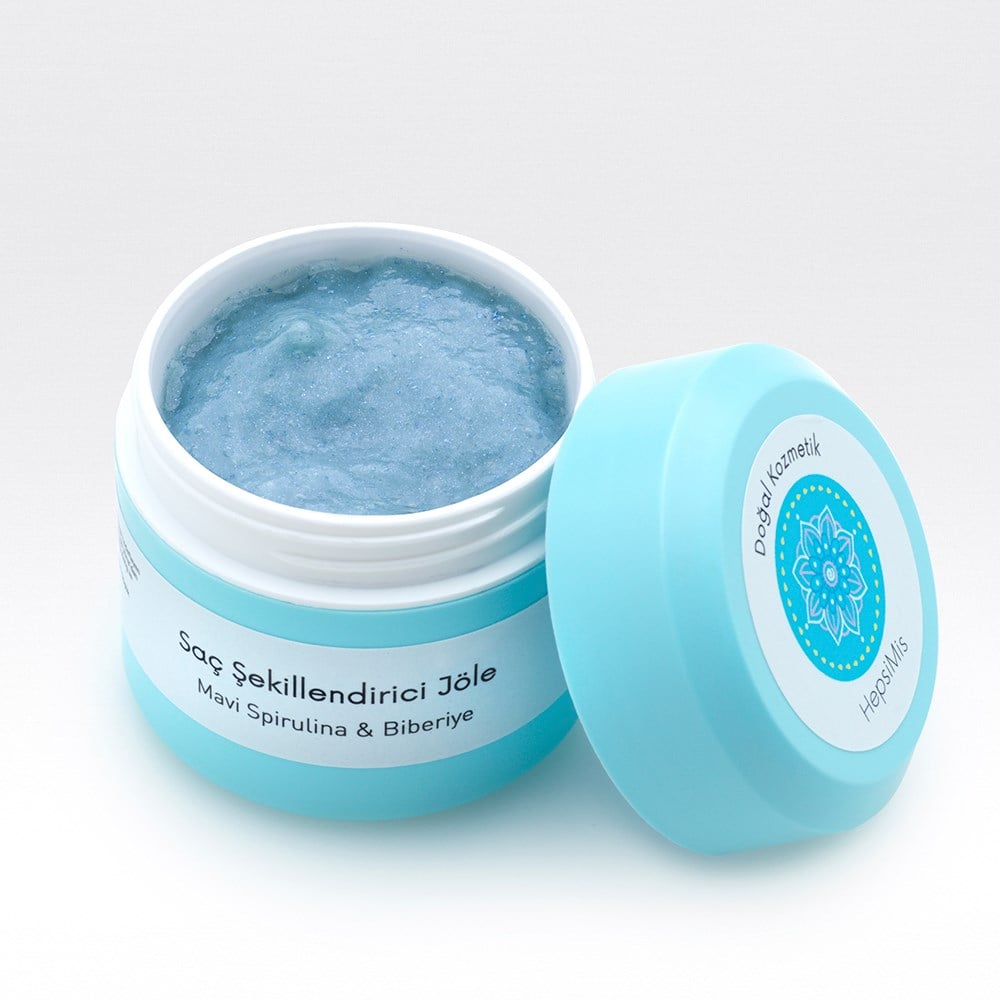 Saç Şekillendirici Jöle (+Mavi Spirulina & Biberiye)