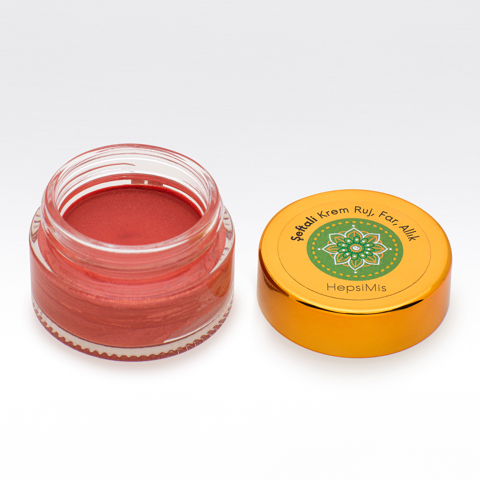 Şeftali Krem Ruj/Far/Allık 20 gr