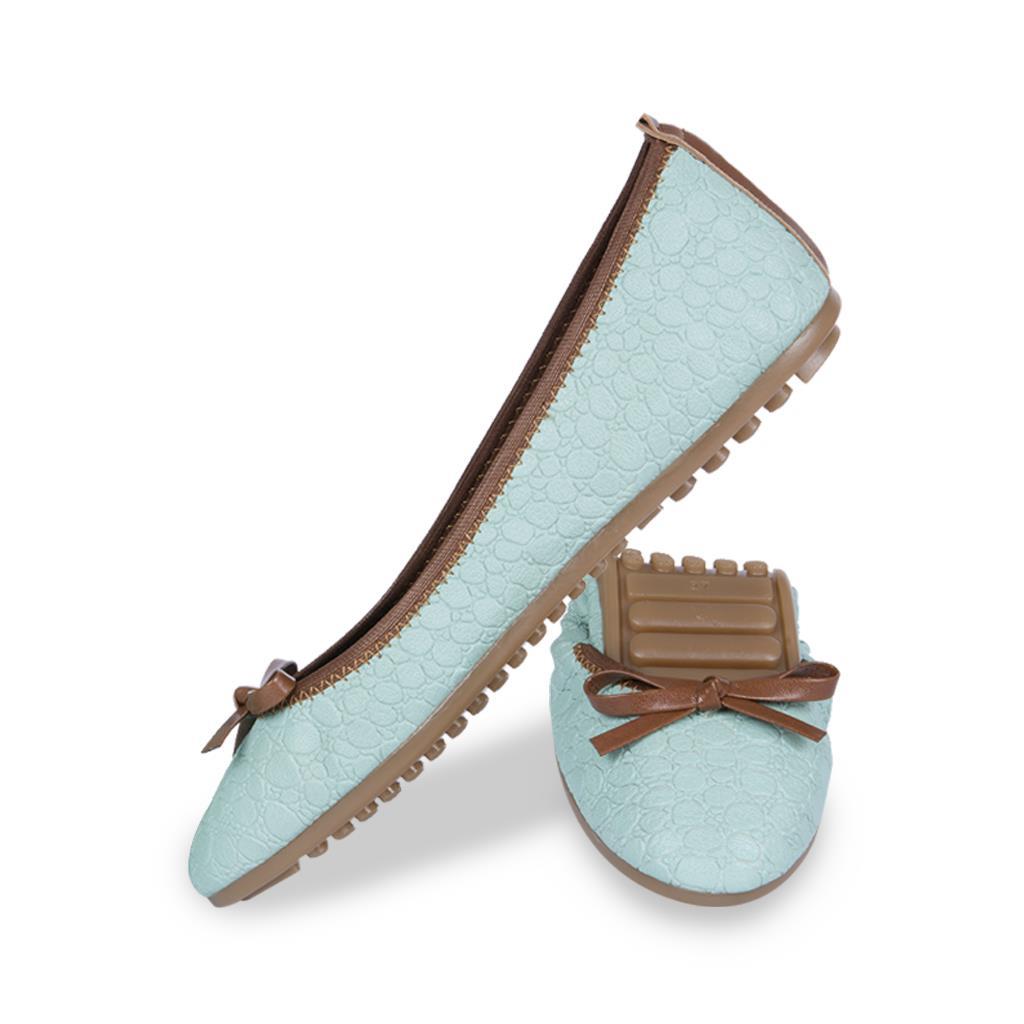 Rollbab Aquamarine Bubble Kadın Babet Ayakkabı