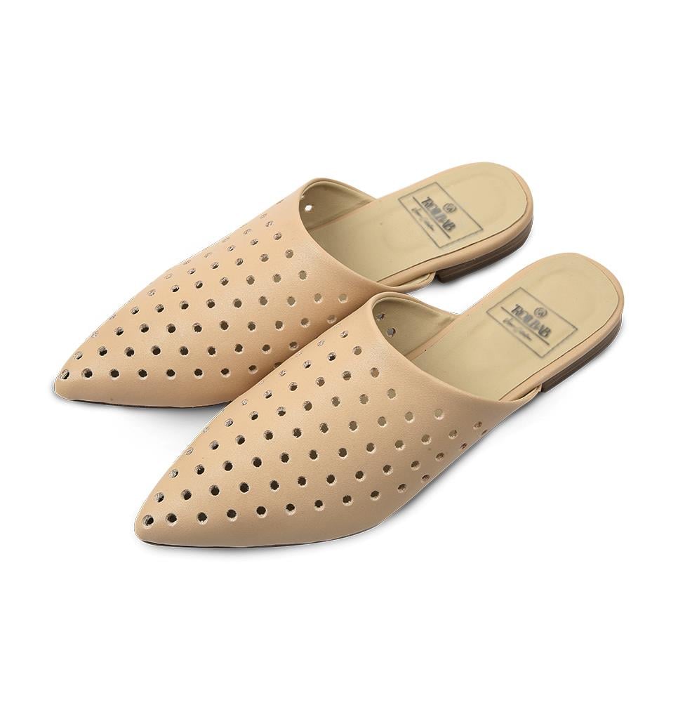 Rollbab Mink Perforated Classic Terlik