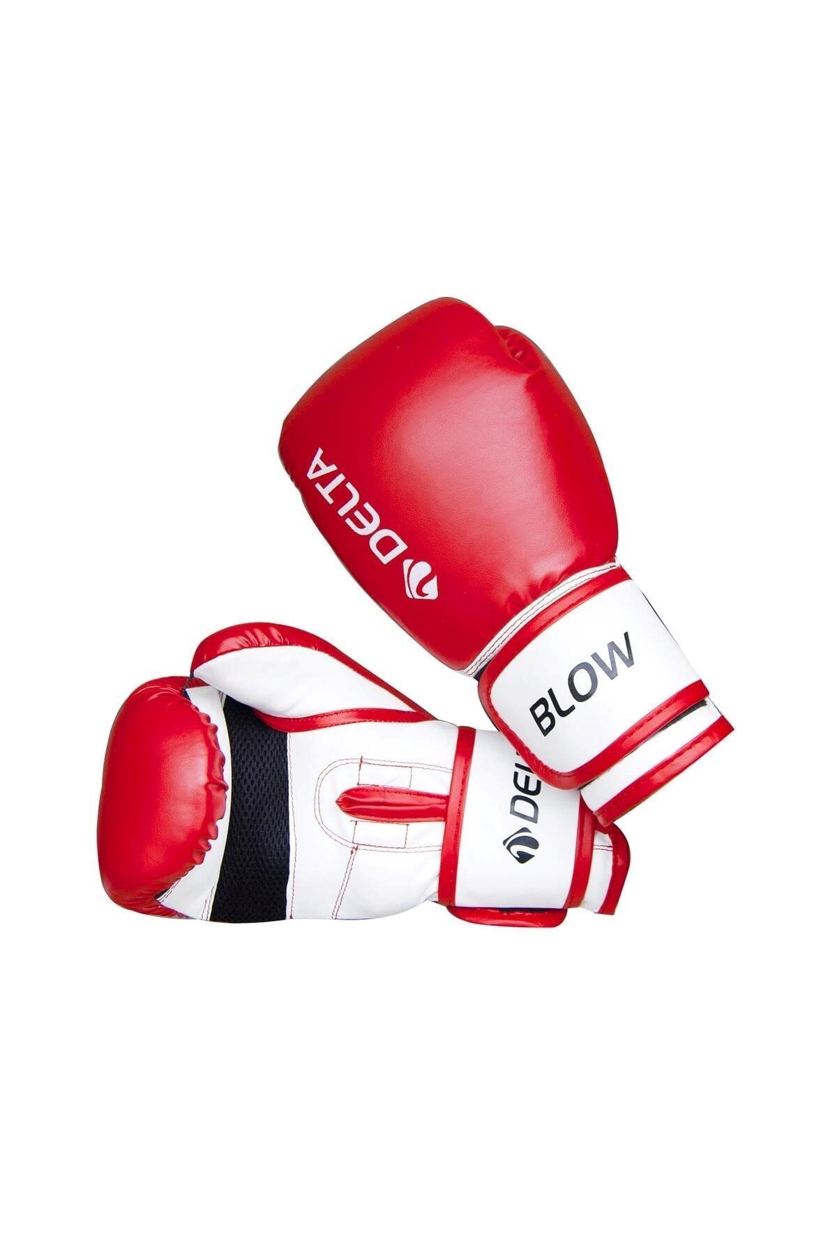 Delta Blow Dura-Strong Kırmızı-Beyaz Boks Eldiveni 6 OZ