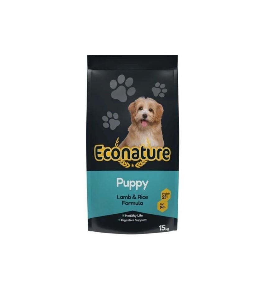 Econature Kuzu Etli Yavru Köpek Maması 15 Kg