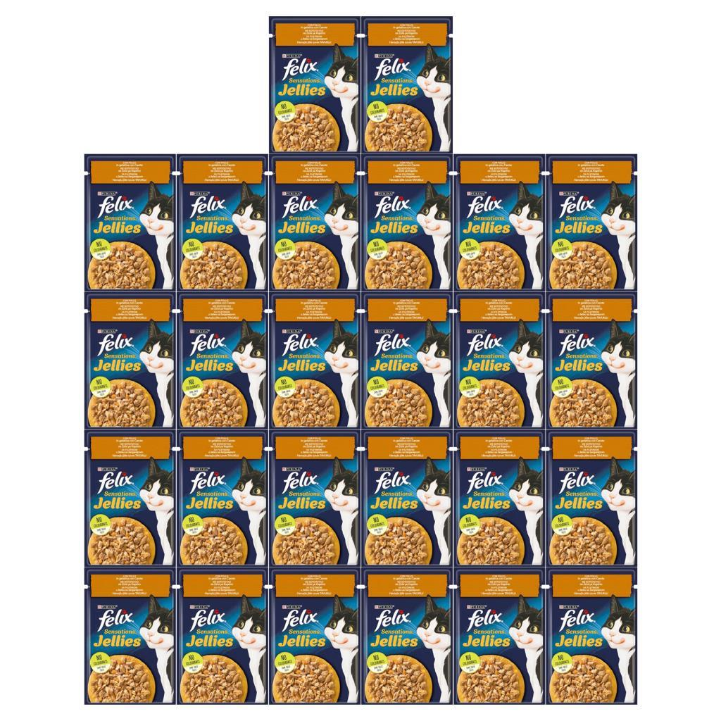 Felix Sensation Tavuk & Havuçlu Kedi Yaş Mama 85 Gr X 26 Adet