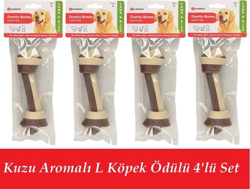 Flamingo Duetto Kemik Kuzu Ve Pirinç Large 4 ADET