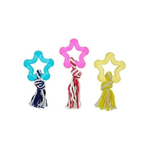 Flamingo Renkli Yıldız İpli Oyuncak 8cm