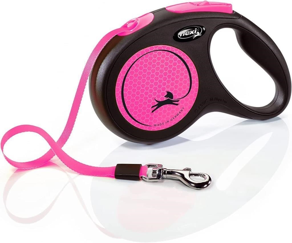 Flexi Black Desing 5 Mt Şerit M Pembe