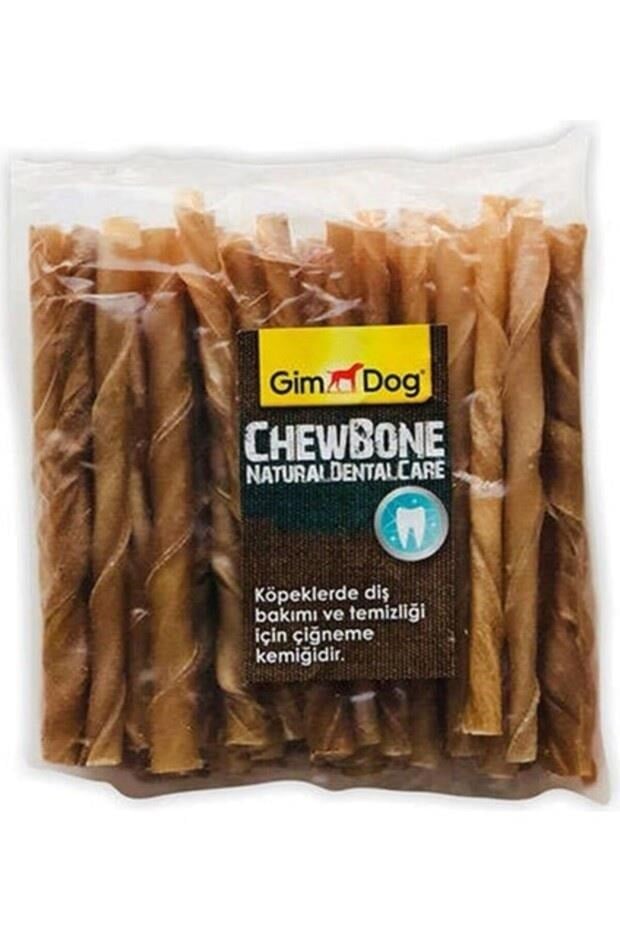 Gimdog Naturel Burgu Çubuk Köpek Ödülü (50li Paket 5 - 6 Gr)
