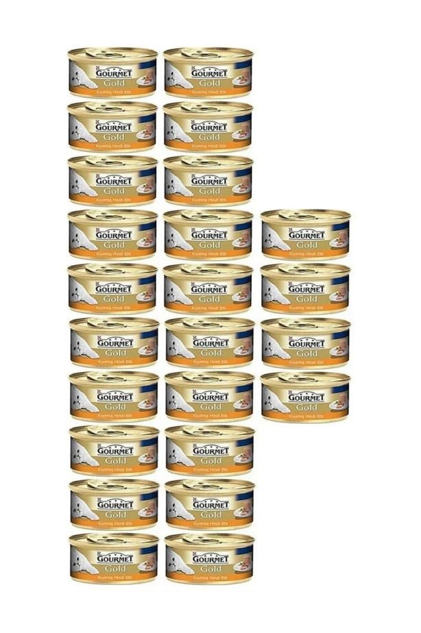 Gourmet Gold Kıyılmış Hindili Kedi Konservesi 24x85gr