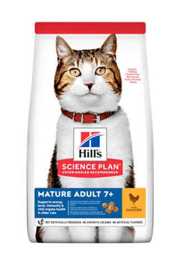 Hills Feline+7 Mature Tavuklu Kedi Mamas 3 Kg