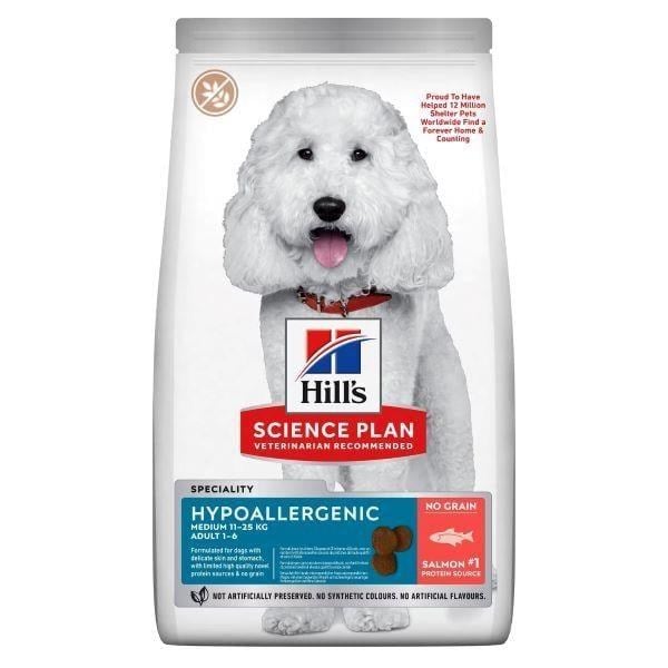 Hills Hypo-Allergenic Somonlu Orta Irk Yetişkin Köpek Maması 12 Kg