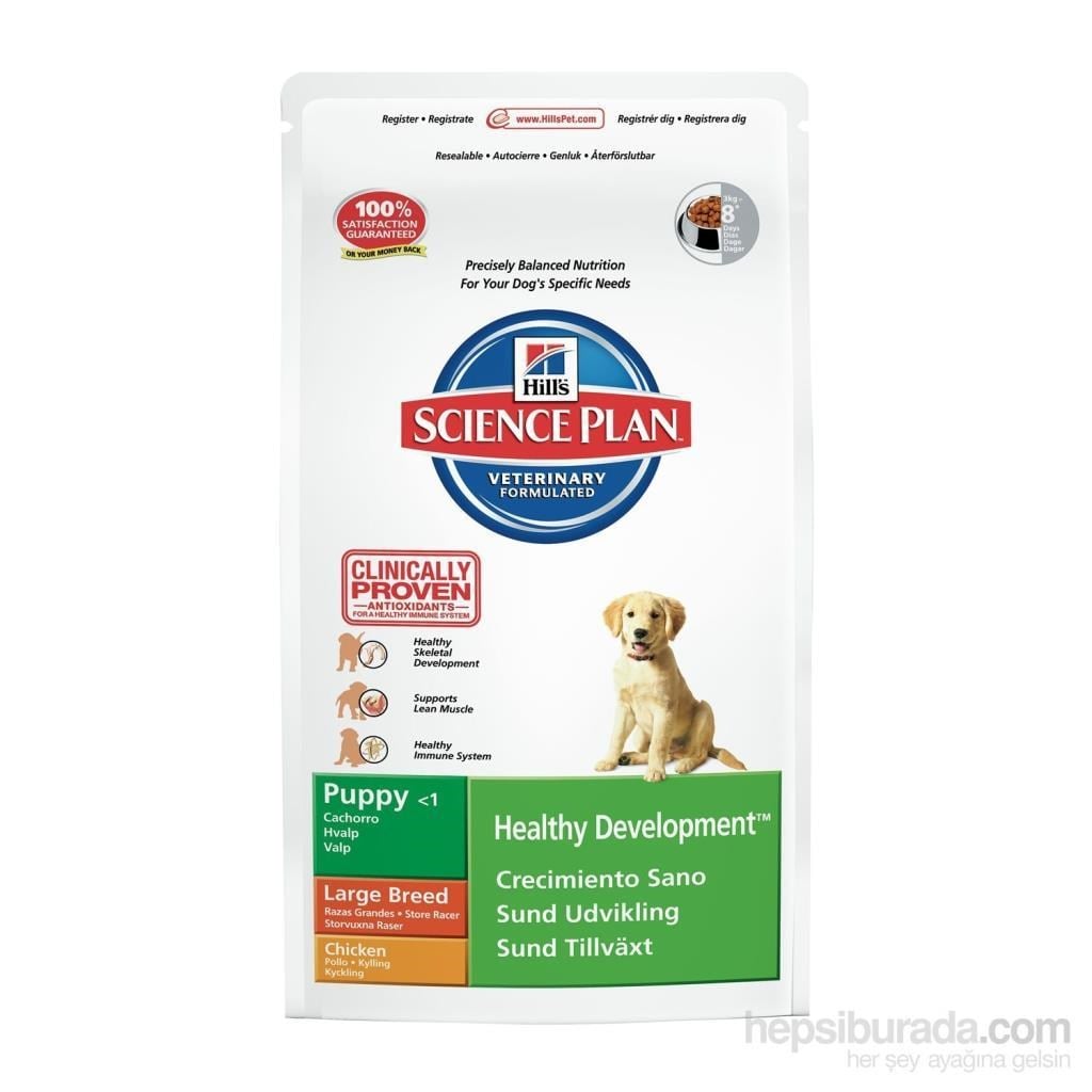 Hills Large Büyük Irk Tav.Yavru Köpek Mama 2,5 Kg