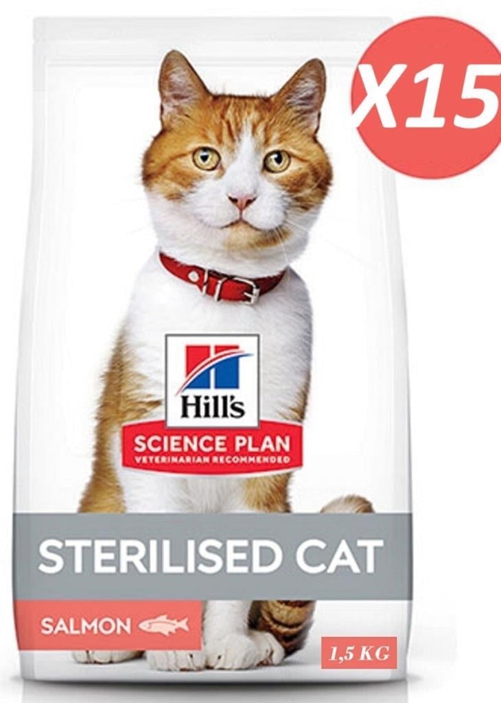 Hills S.P.Somonlu Kısırlaştırılmış Yetişkin Kedi Maması 22,5 Kg