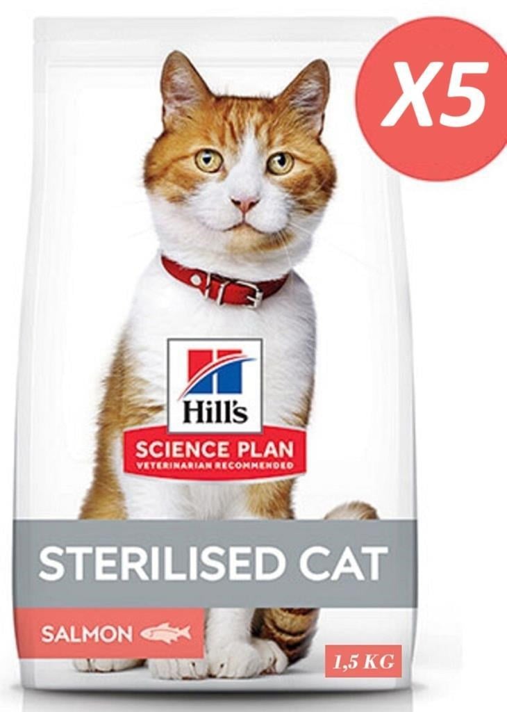Hills S.P.Somonlu Kısırlaştırılmış Yetişkin Kedi Maması 7,5 Kg