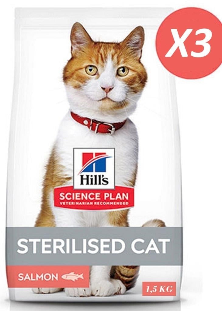 Hills S.P.Somonlu Kısırlaştırılmış Yetişkin Kedi Maması 4,5 Kg