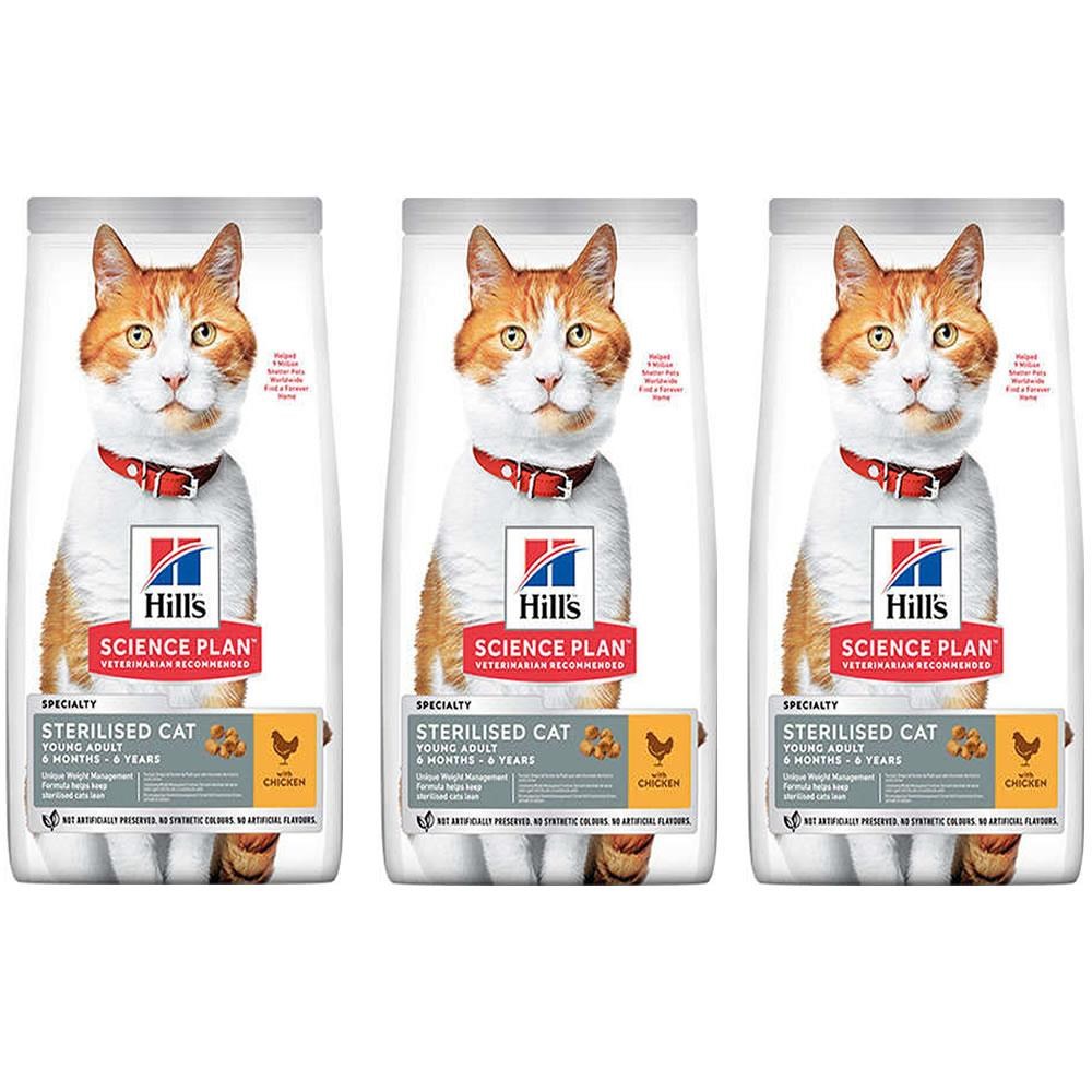 Hill'S Tavuklu Kısırlaştırılmış Kedi Maması 3 Kg 3 Adet