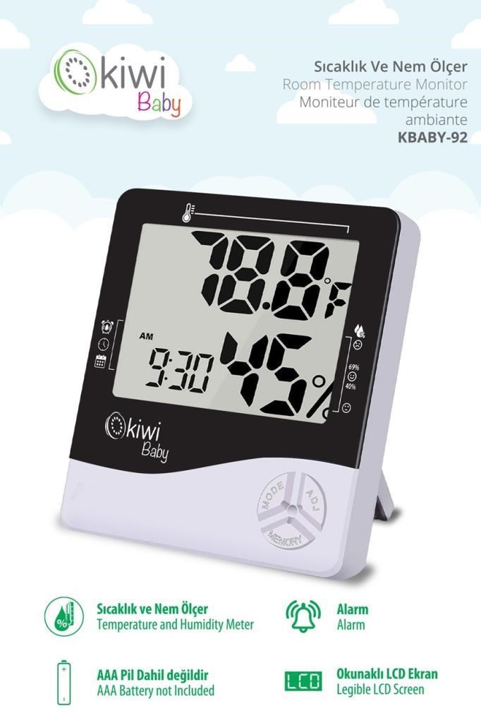 Kiwi Kbaby-92 Sıcaklık ve Nem Ölçme Cihazı