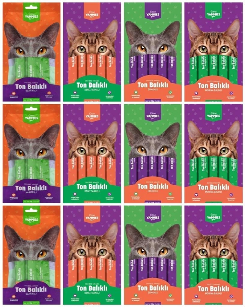 Kiwi Pets  Sıvı Kedi Ödül Maması 15 GR *60 ADET