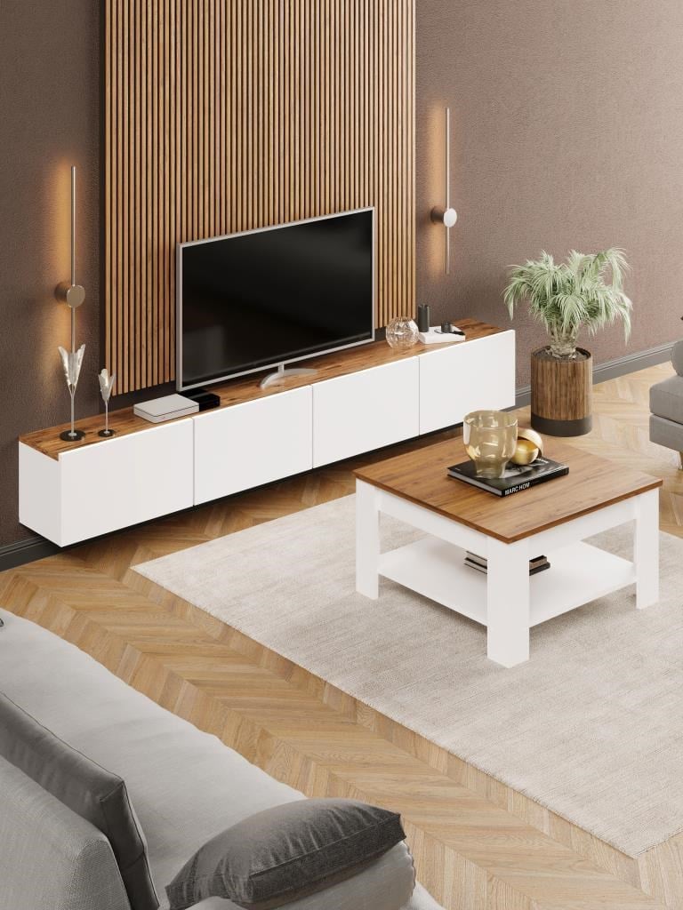 LinaSet Duvara Asılı Tv Ünitesi ve Orta Sehpa 