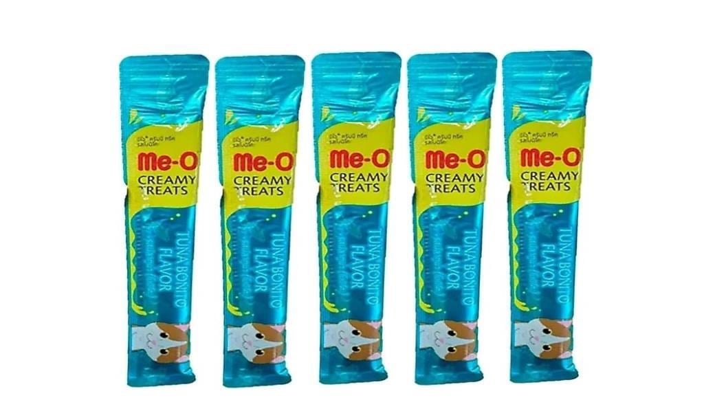 Me-O Ton Balık ve Palamut Balıklı Kedi Likit Ödül Maması 15 Gr*5 ADET