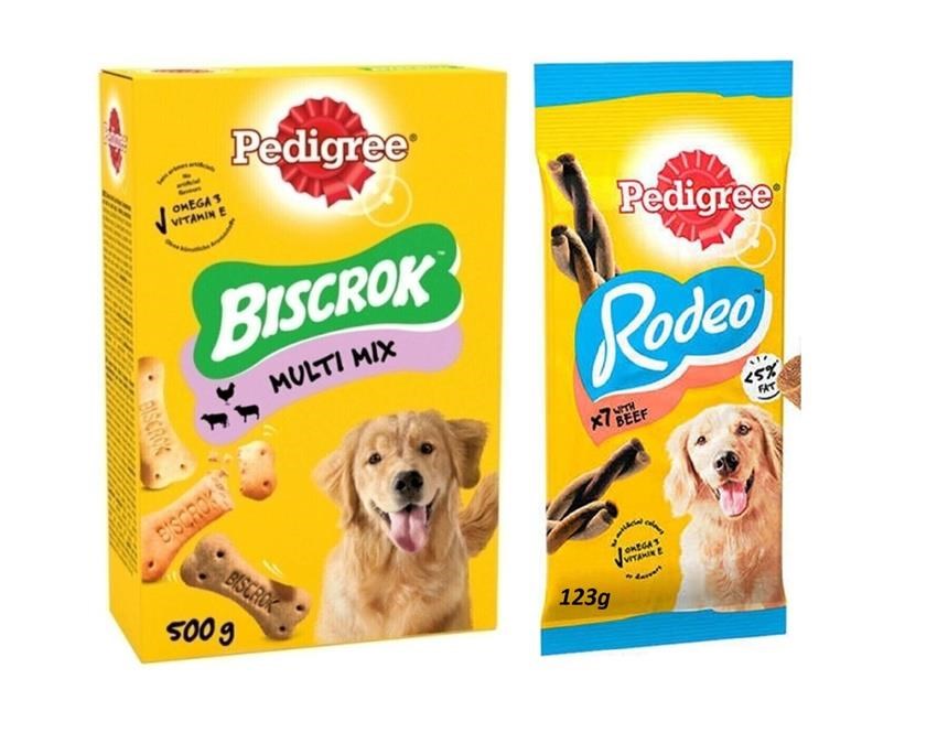 Pedigree Köpek Ödül Maması Seti 10 Parça – Biscrok ve Rodeo Karma Paket