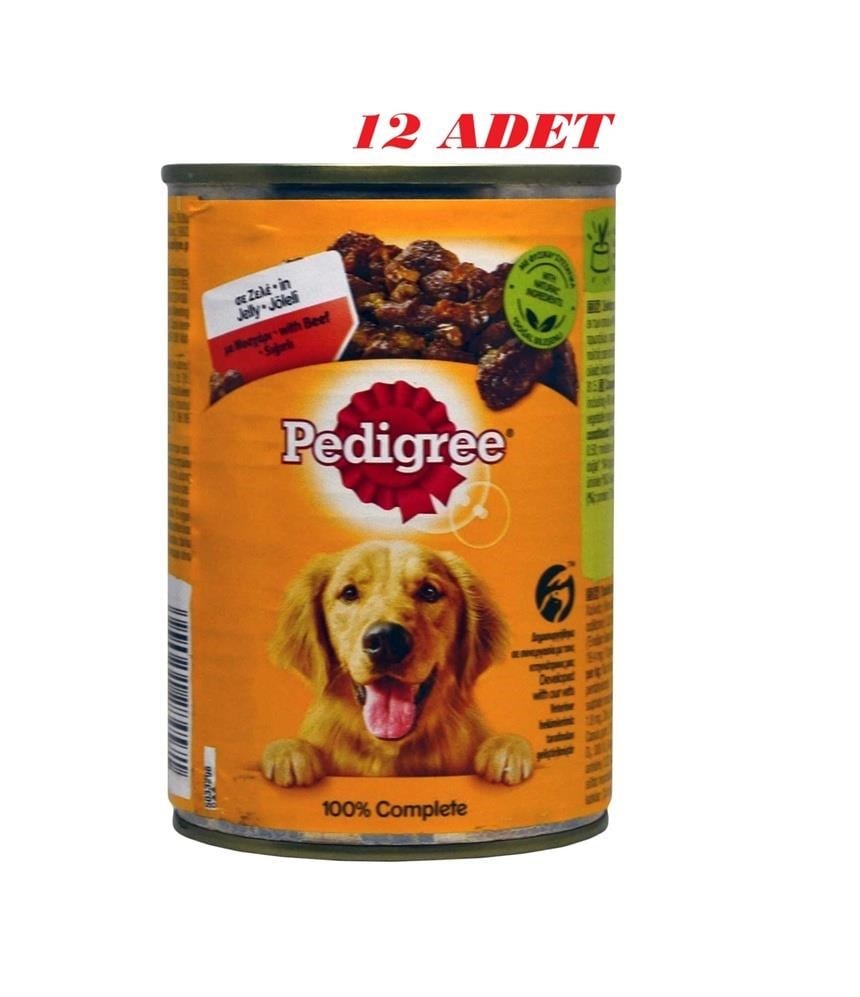 Pedigree Sığırlı Konserve Yaş Köpek Maması 400 G 12x