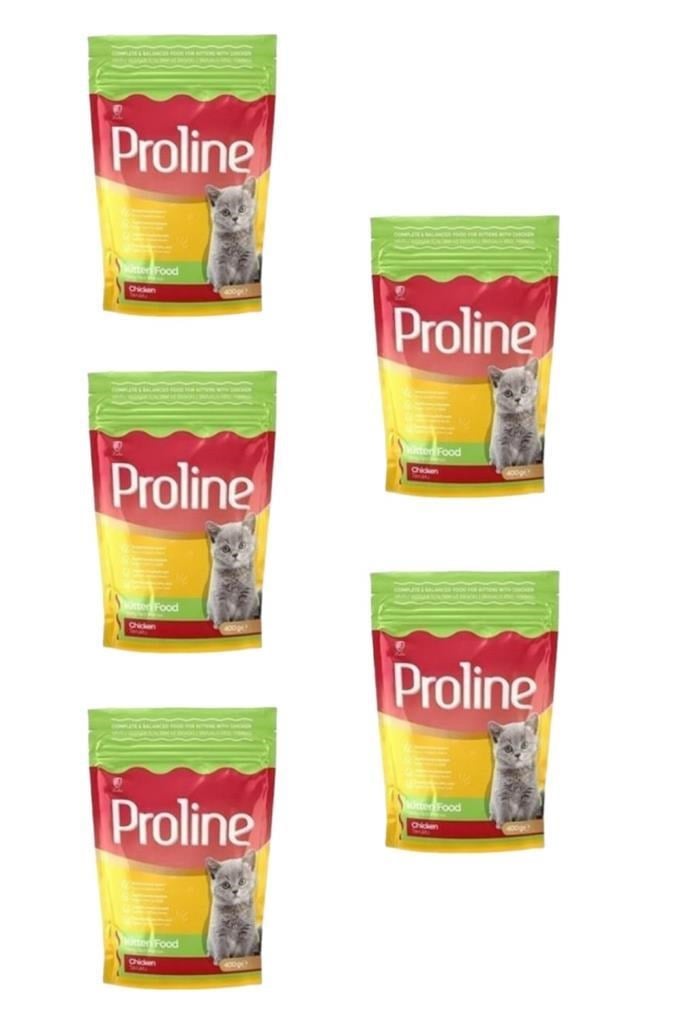 Pro Line Kitten Tavuklu Yavru Kedi Mamasi 400 Gr 5 adet