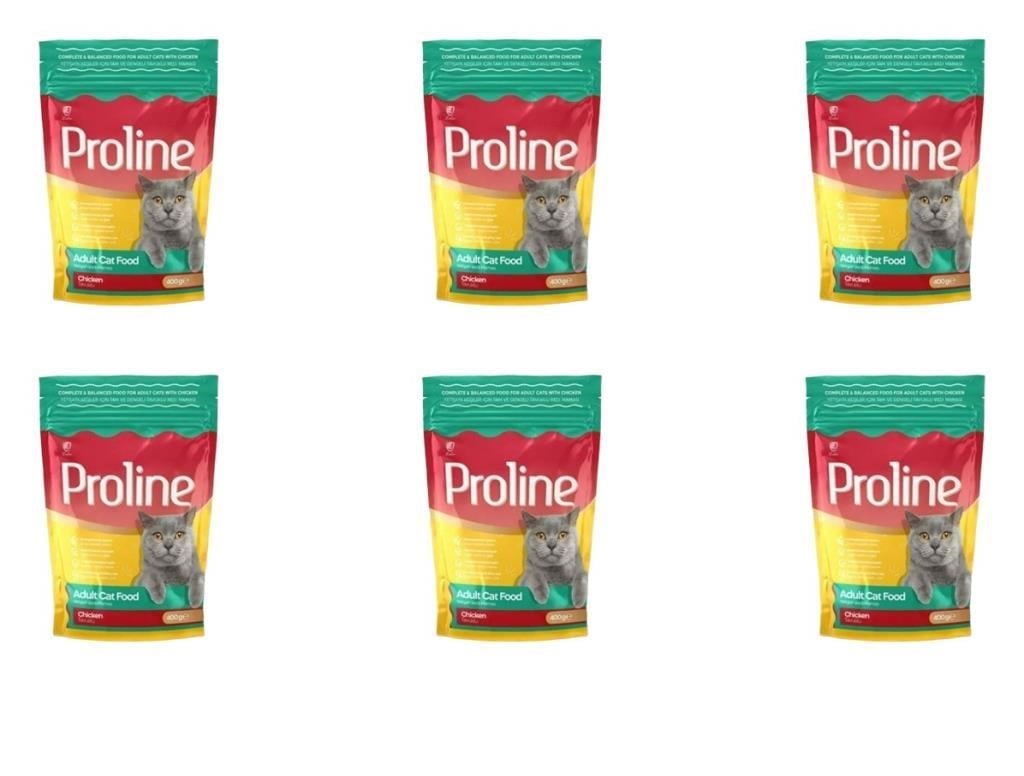 Pro Line Yetişkin Tavuklu Kedi Maması 400 Gr X 6 Adet
