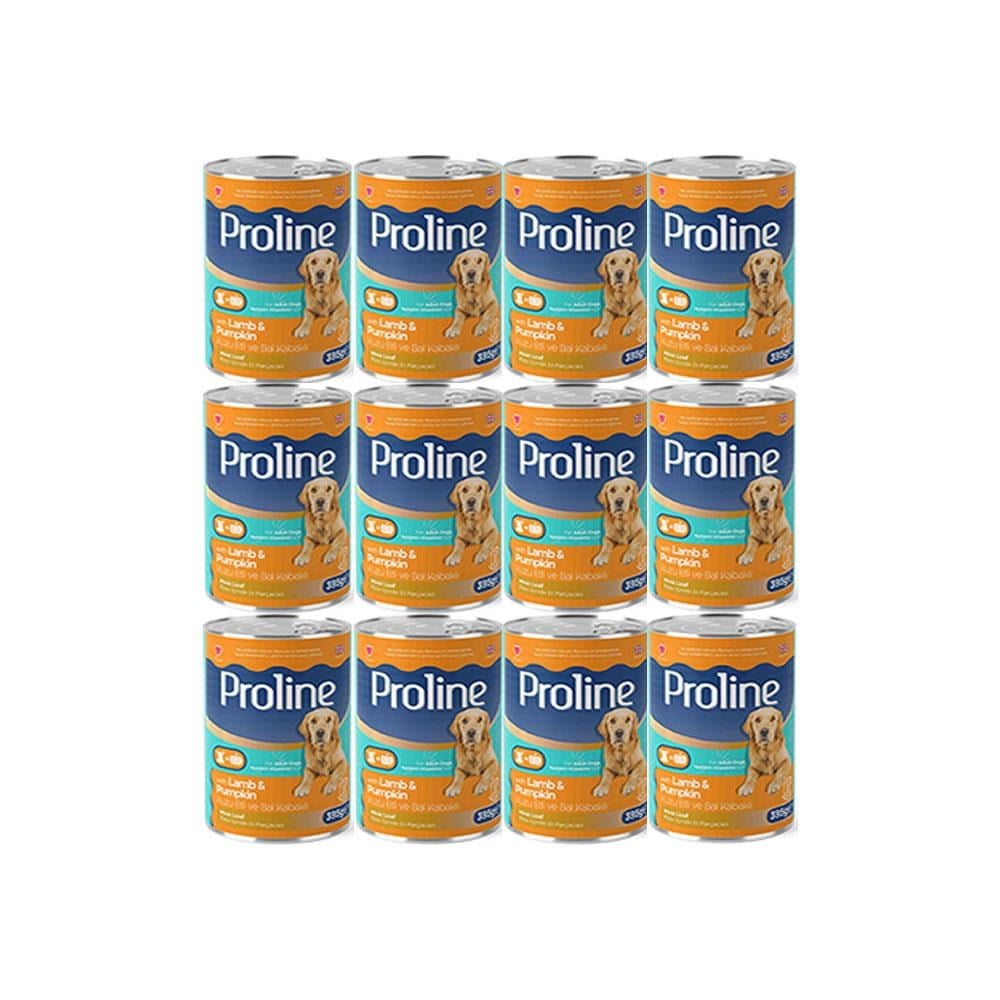 Proline Kuzu Etli ve Bal Kabaklı Yetişkin Köpek Konservesi 395 Gr*12 Adet