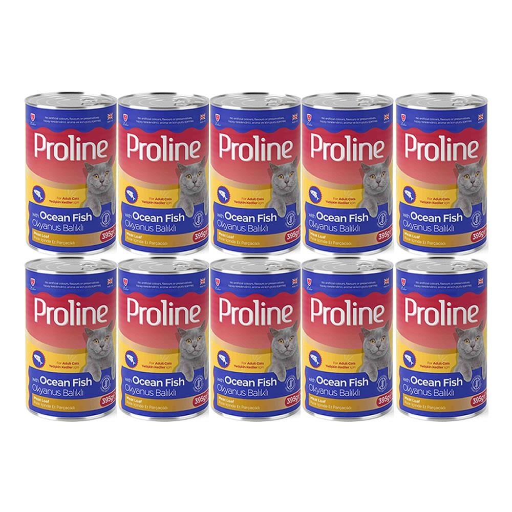 Proline Okyanus Balıklı Yetişkin Kedi Konservesi 395 Gr*10 Adet
