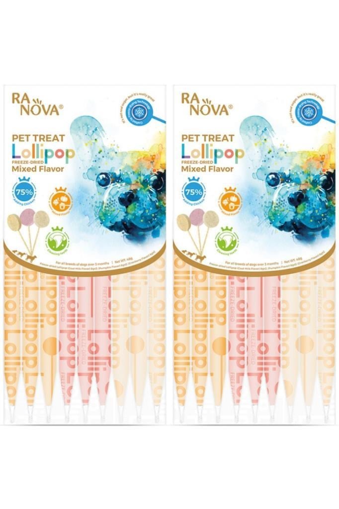 Ranova Köpekler için Karışık Lezzetli Lolipop 8gr 6'lı Paket - 2 Adet