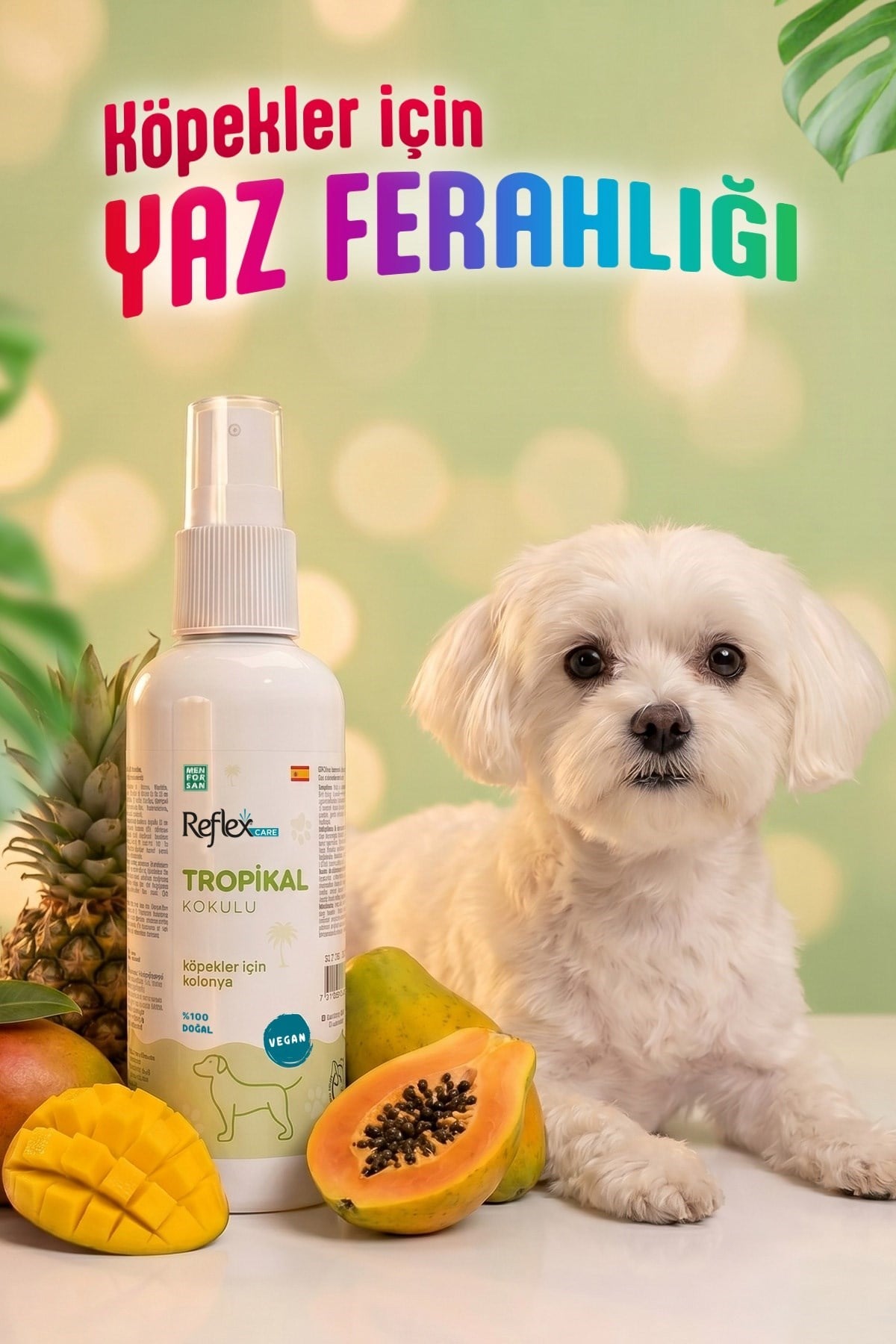 Reflex Care Tropikal Kokulu Köpek Kolonyası 125 ml