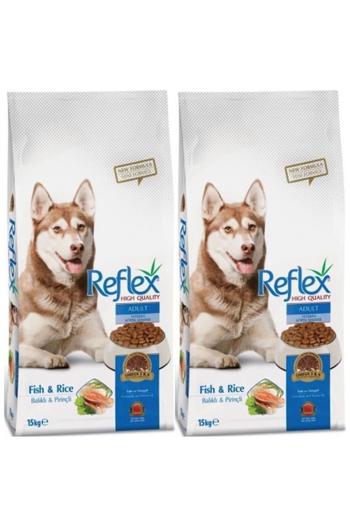 Reflex Dog Food Balıklı & Pirinçli Yetişkin Köpek Maması 15 Kg 2 Adet