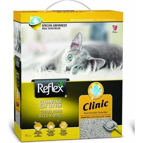 Reflex Klinik Özel Tanecik Hızlı Topaklanan Kedi Kumu 10 Lt