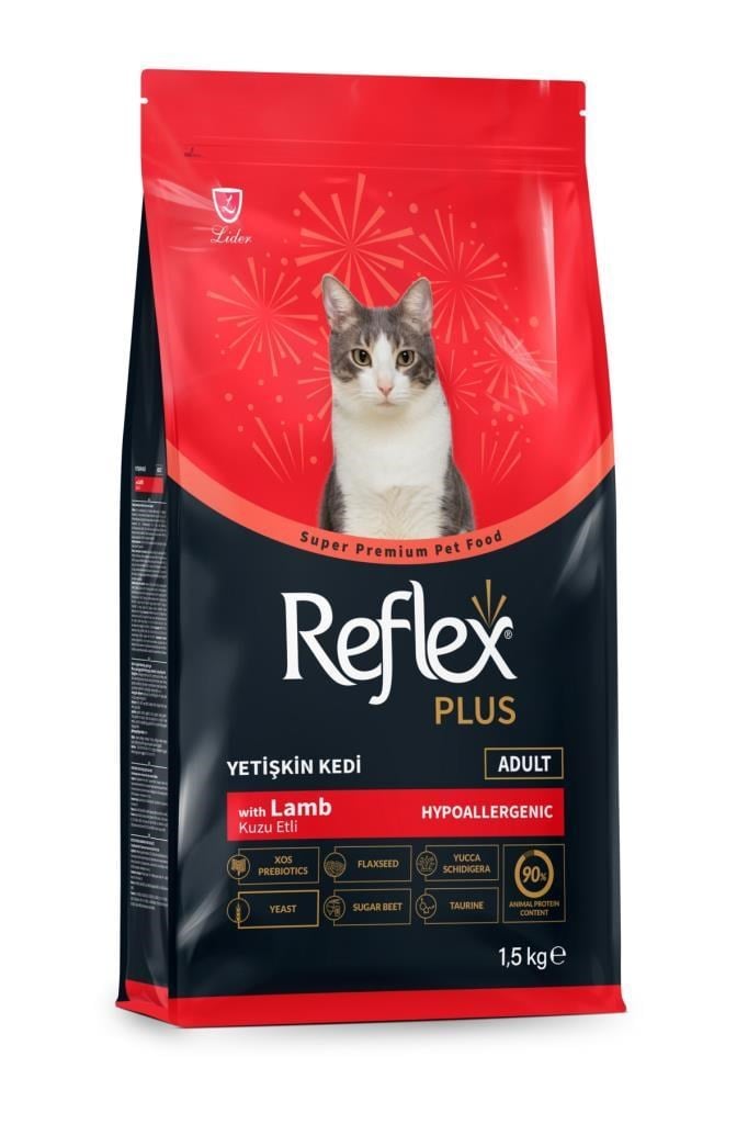 Reflex Plus Kuzu Etli Yetişkin Kedi Maması 1,5 Kg