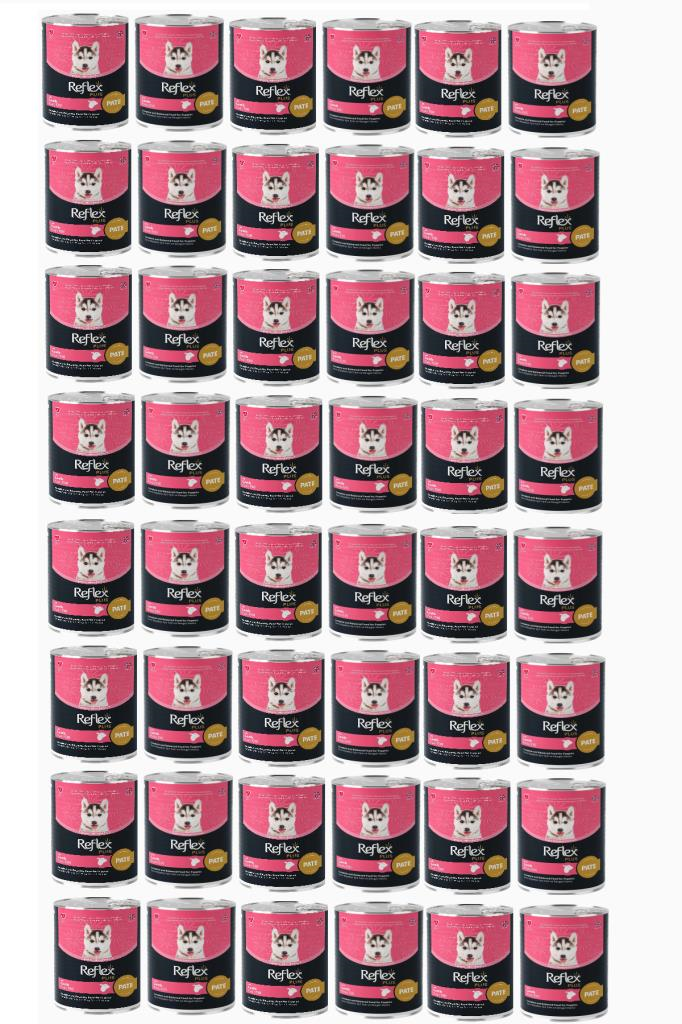Reflex Plus Pate İçinde Et Parçacıklı Yavru Köpek Maması 395 Gr*48 Adet