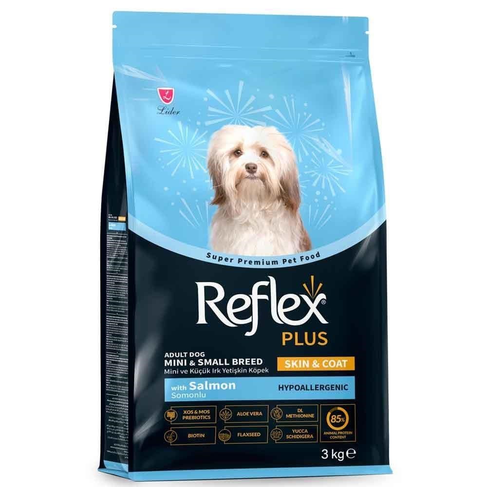 Reflex Plus Skin&Coat Somonlu Mini ve Küçük Irk Yetişkin Köpek Maması 3 Kg