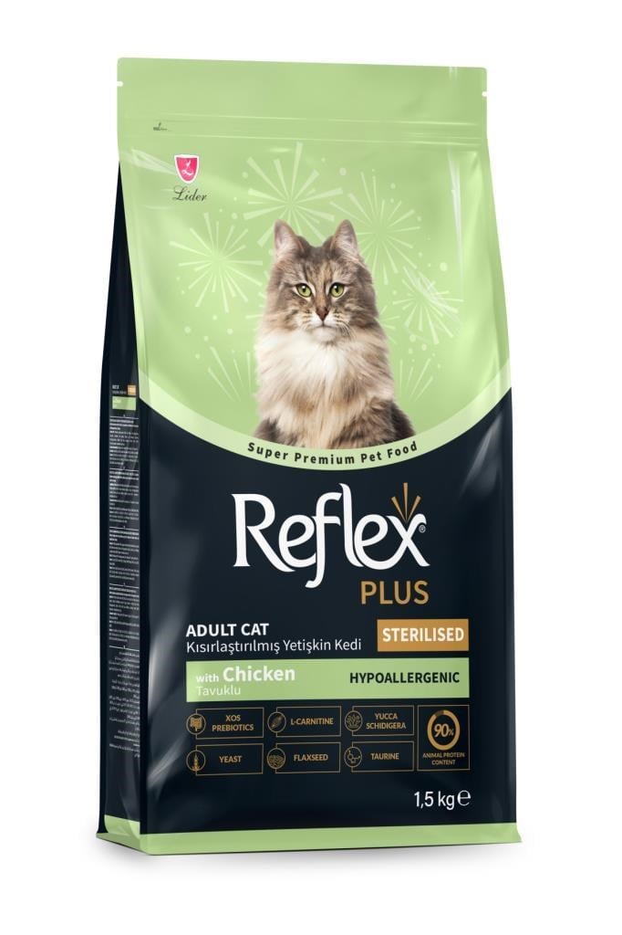 Reflex Plus Tavuklu Kisirlastirilmis Yetiskin Kedi Maması 1.5 Kg