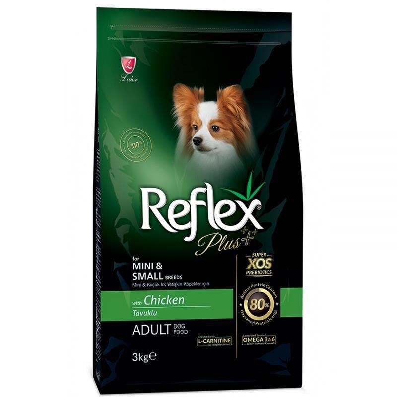 Reflex Plus Tavuklu Mini Irk Yetişkin Köpek Maması 3 Kg