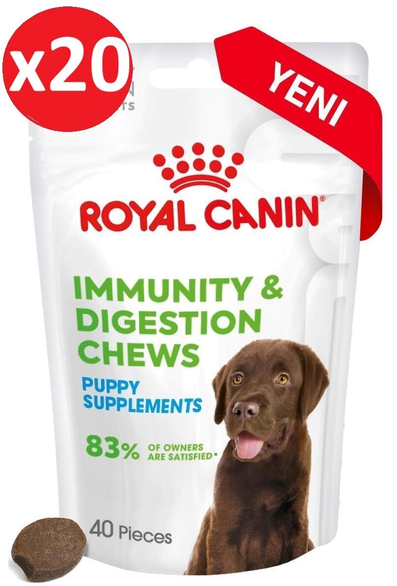 Royal Canin Bağışıklık ve Sindirim Sistemini Destekleyen Köpek Ödül Maması 100g*20 Paket
