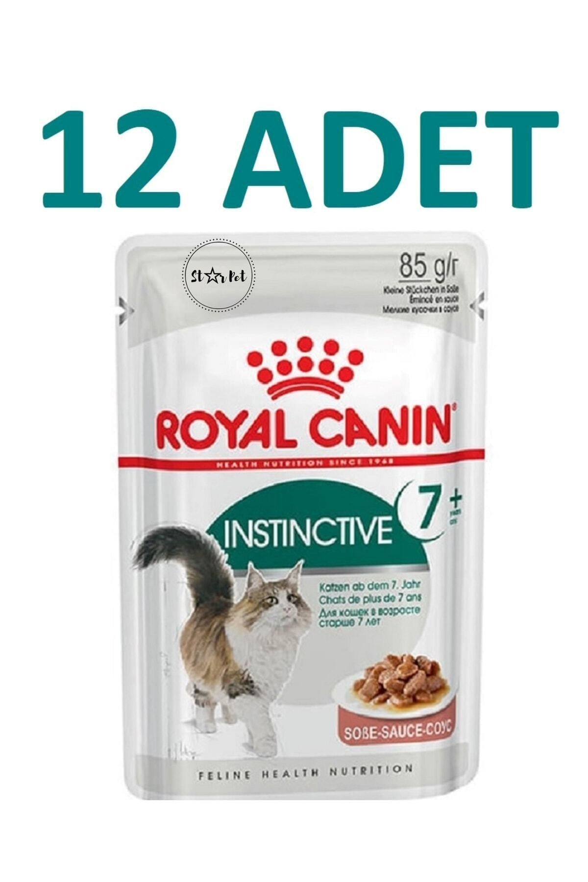 Royal Canin Instinctive 7 Yaş ve Üzeri Sos içerisinde Yaş Kedi Maması 12 x 85g