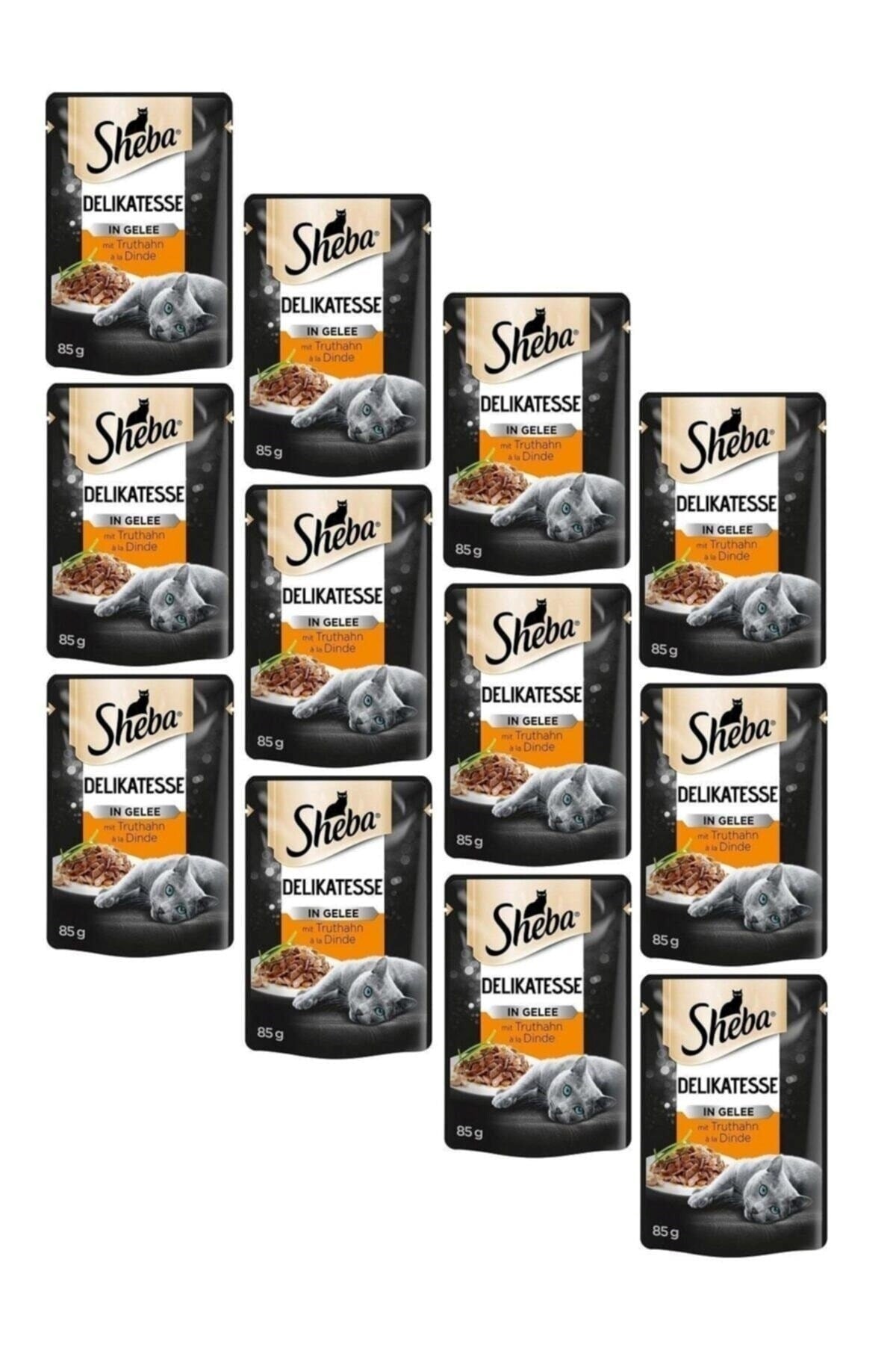 SHEBA Yetişkin Hindili Yaş Kedi Maması 85 Gr*12 ADET