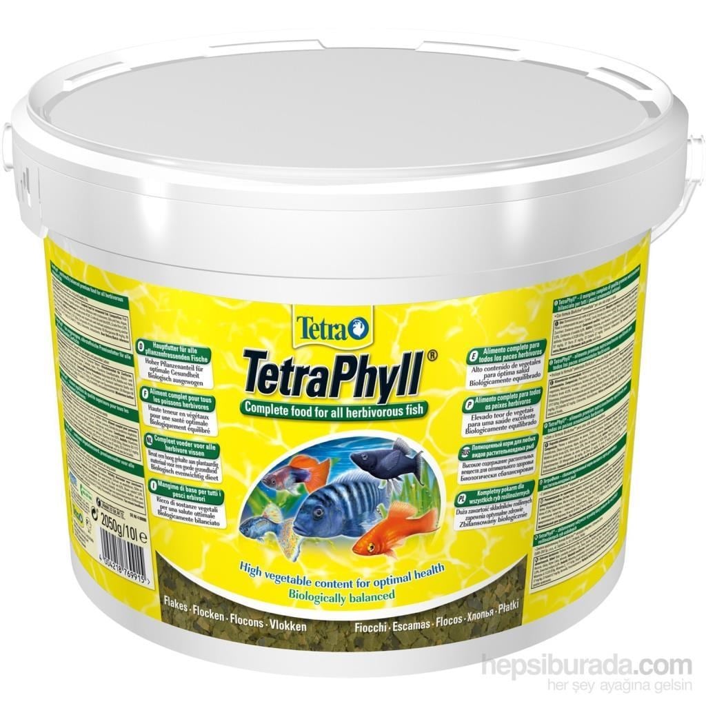 Tetra Flakes Vegetable Bitkisel Pul Balık Yemi 10L 