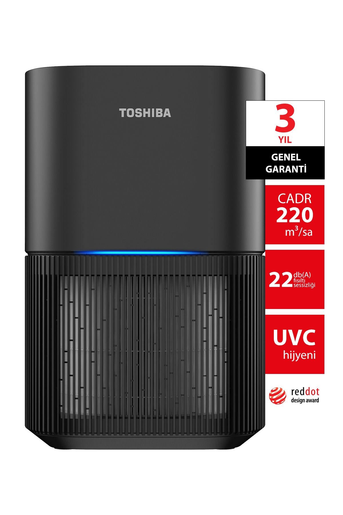 Toshiba Alerjen Karşıtı Beyaz Hava Temizleme Cihazı Purifier TAP-YE25FCIS(W)
