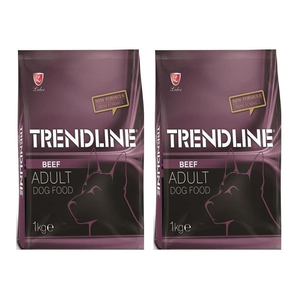 Trendline Biftekli Yetişkin Köpek Maması 1 Kg 2 Adet